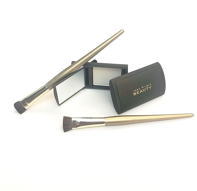Joan Rivers Great Hair Day Root Touch Up Powder Duo - Fill-in Powder for Thicker, Fuller Looking Hair (White)