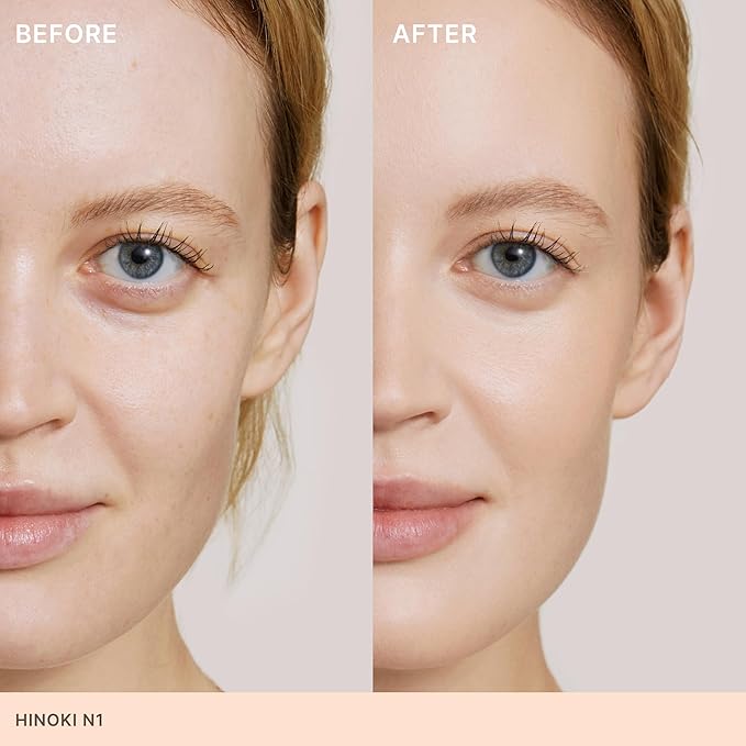 ILIA - Skin Rewind Complexion Stick - Foundation + Concealer + Skincare | Non-Toxic, Vegan, Cruelty-Free, Clean Makeup (1N - Hinoki, 0.35 oz | 10 g)