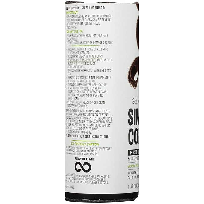 Schwarzkopf Simply Color Hair Color 5.65 Truffle Brown, 1 Application - Permanent Hair Dye for Healthy Looking Hair without Ammonia or Silicone, Dermatologist Tested, No PPD & PTD