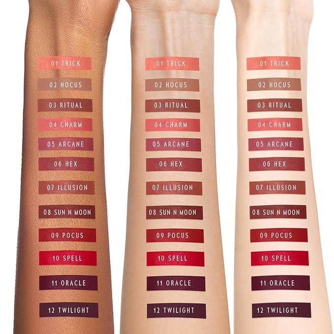 ETERNAL LIP MATTE-Long Lasting Lip Stain, Waterproof and Transferproof Lip Tint, Mask-friendly, Matte Finish Lipstick, Lightweight, High Coverage, Stocking Stuffers For Teen Girls (06 HEX)