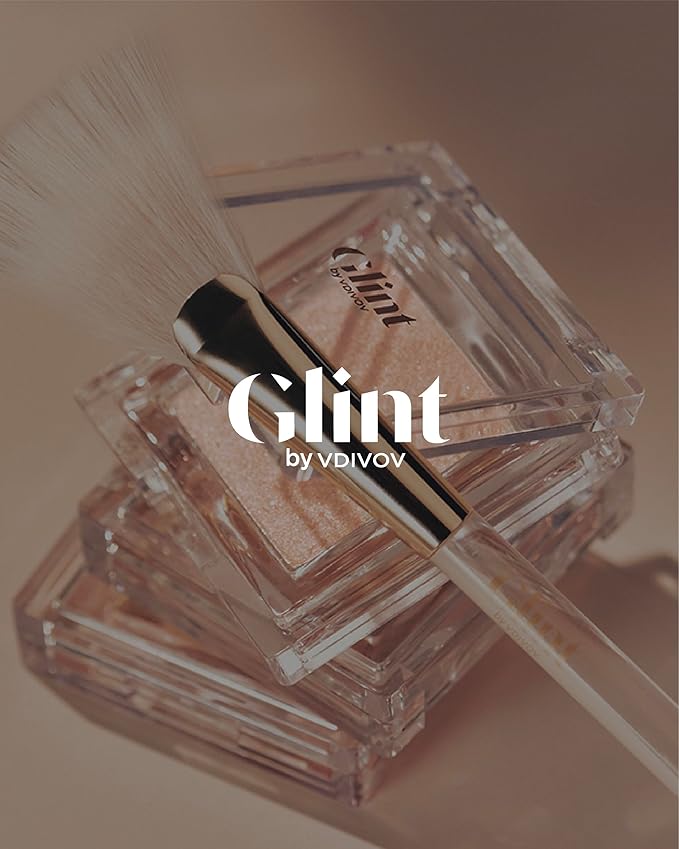 Spring Event Glint Dewy Highlighter (Pitch Moon, 0.08oz) - Luminous Glow, Infused with Micropearls, Shiny Illuminator. Rich Pigment & Silky Touch, Korean Makeup.