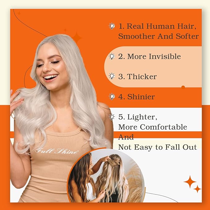 Full Shine Blonde Tape in Hair Extensions Real Human Hair Color 1000 Blonde Hair Extensions Tape in 22Inch Adhesive Long Seamless Skin Weft 100G Straight Extension 40Pcs