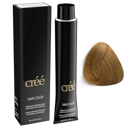 Cree Professional 10.3 - Lightest Golden Blond Permanent Hair Color - Long Lasting, Rich Vibrant - Gray Coverage 100ml - 3.4 fl.oz.