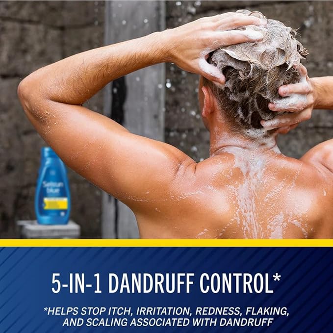 Selsun Blue Itchy Dry Scalp Anti-Dandruff Shampoo, 11 fl. oz., Extra-Hydrating Formula, Pyrithione Zinc 1% 2 pack