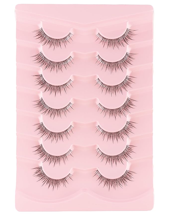 Natural False Lashes Wispy Fake Eyelashes M-64