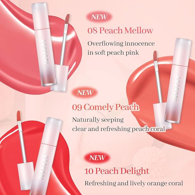 COSNORI Water Blurry Tint - Vegan Blurry Lip Tint, Lightweight & Long-lasting, Moist-watery texture, Flawless blurred lip (01 Vintage Mauve)