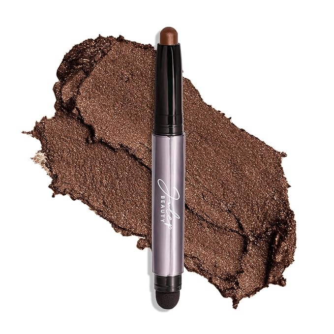 Julep Eyeshadow 101 Cream-to-Powder Waterproof Shadow Stick – Cocoa Shimmer – Long-Lasting, Crease-Proof, Chocolate Brown Shimmer Cream Eyeshadow with Built-in Smudger