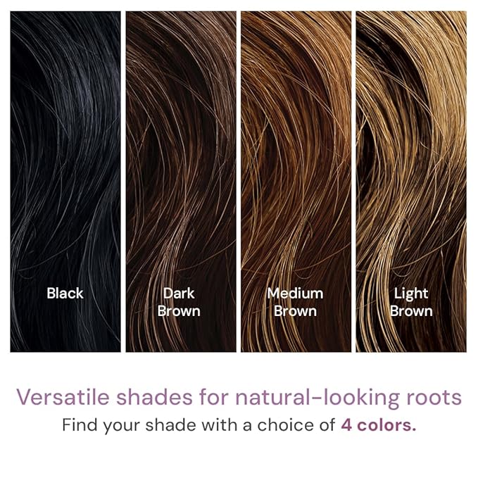 Style Edit Root Touch Up Stick for Gray Coverage, Temporary Hair Color Sponge Pen, Premium Hair Shading Makeup, 0.11 oz 2 Pack