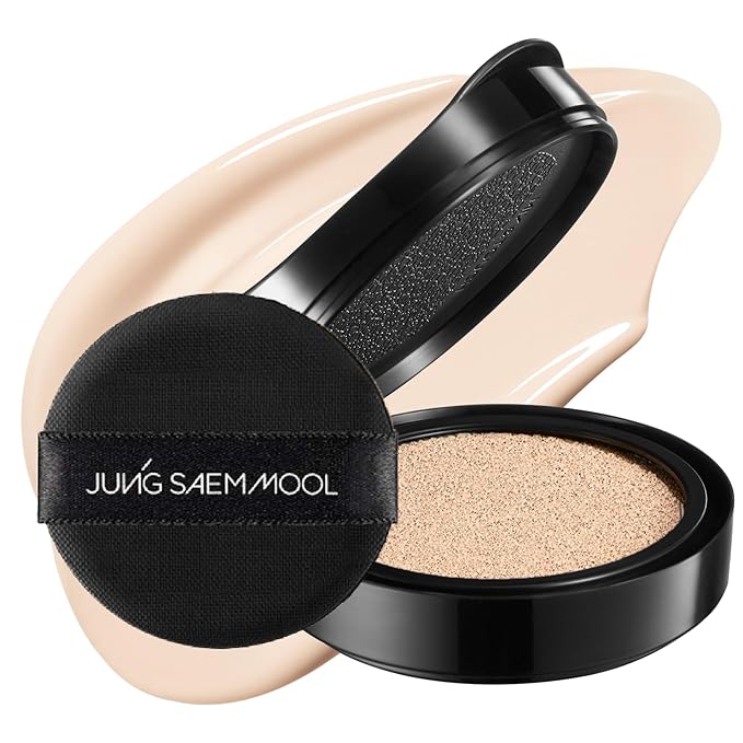 JUNG SAEM MOOL Essential Skin Nuder Cushion 13 Fair 0.49 Fl Oz (Refill Only, SPF 50 Broad Spectrum) | Natural Radiant Finish, Lightweight Hydration, Korean Cushion Foundation