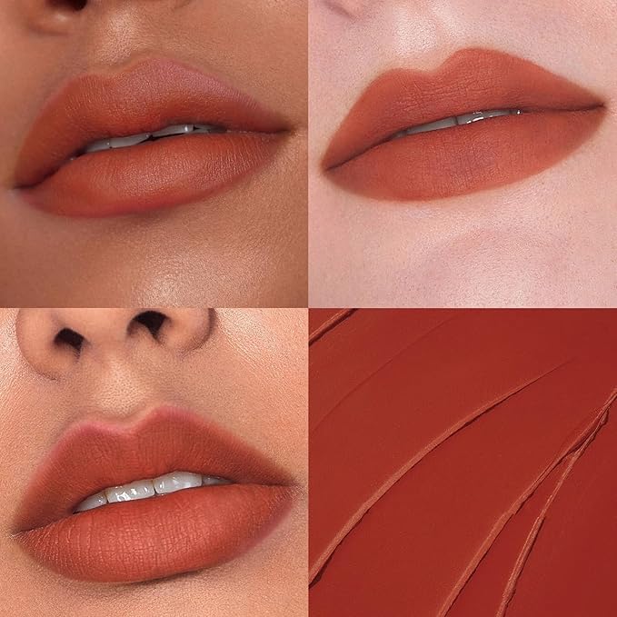 Matte Lip Stain for Women Waterproof, Smooth Texture Lip Tint Non-stick Tangelo Velvet