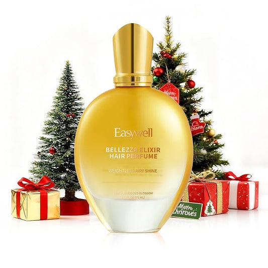 Hair Perfume for Women, Christmas Gift Birthday Gifts for Mom and girls, Leave In Conditioner Spray with Vitamin B5, Hair Care Fragrance, Hair Oil Mist, Lemo Marigold Blossom, 2.5 fl oz