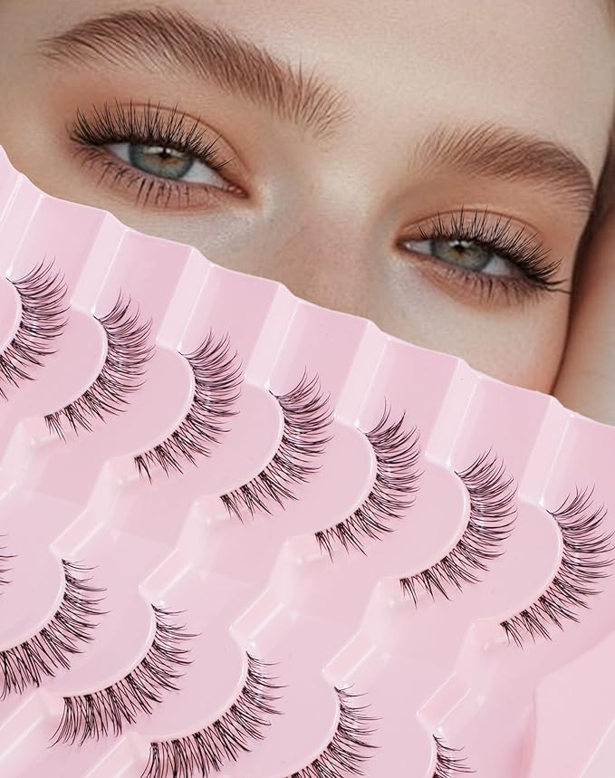 Fake Lashes Natural False Eyelashes Wispy Fake Eyelashes UT65