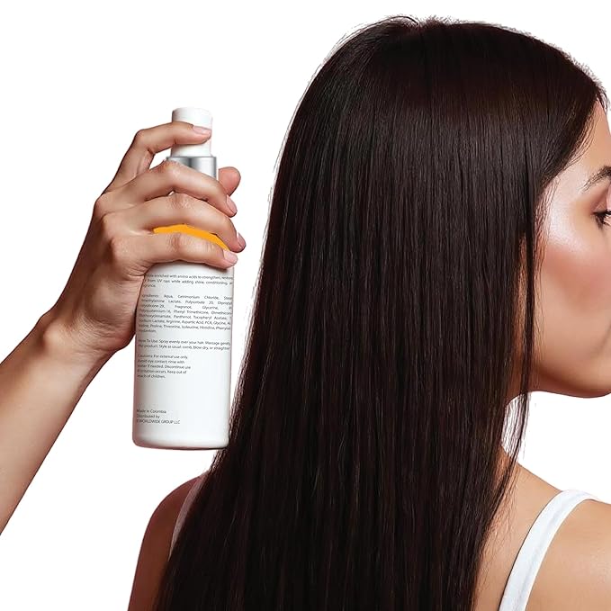 Avantic Beauty ThermShield Hair Protector – Lightweight Heat Protectant Spray with Amino Acids and UV Protection, Perfect for Sun, Heat, Water, and Active Lifestyles