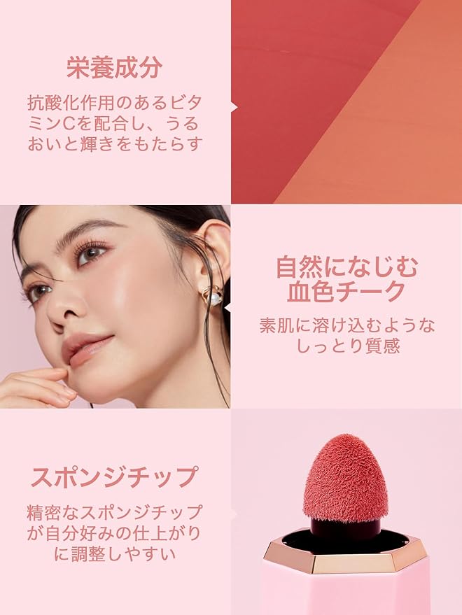 SHEGLAM Color Bloom Liquid Blush Makeup for Cheeks Matte Finish - Love Cake