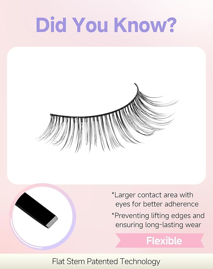 Natural Eyelashes Natural False Lashes Natural Lashes Fake Eyelashes False Eyelashes Strip Lashes Wispy Eyelashes Natural Look Light-02