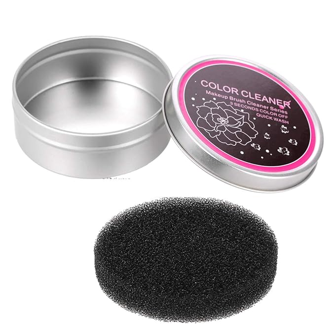 3Pcs/Set Makeup Brushes Cleaner Sponge Dry Brushes Cleaner Eye Shadow or Blush Color Removal Sponge Tool