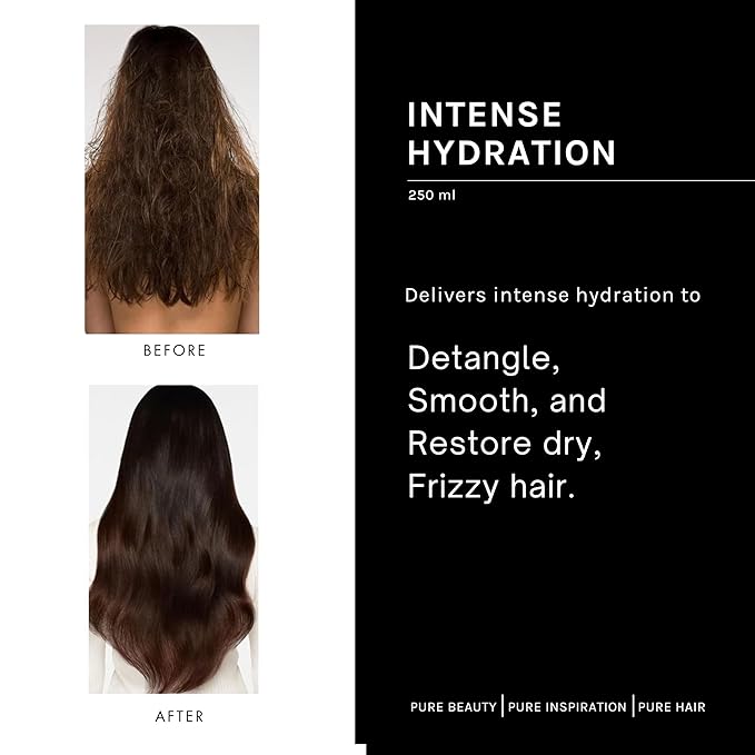 pH PURE HAIR Leave-In Detangler Spray – Curly Hair Detangler with Vanilla & Iris – Lightweight Curl Conditioner & Moisturizer for Shine, Frizz Control & Softness – Italian Luxury Hair Care - 8.45 Oz
