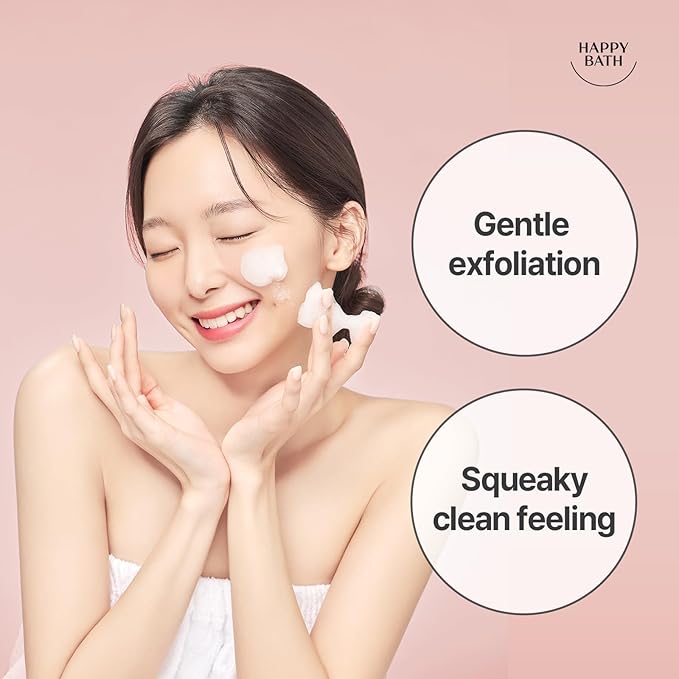 HAPPY BATH Tea Tree Facial Cleanser, Exfoliating BHA Face Wash with Salicylic Acid&Tea Tree Extracts, Combination to Oily Skin, Korean Foaming Face Cleanser, Gentle Formula for Daily Use, 5.29 Fl Oz.