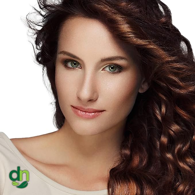 Brown Henna Hair Color For All Kit | 100% All Natural Indigo Powder Hair Dye & Beard Dye (Auburn Reddish Brown) Organic, Herbal & Vegan Chemical & Cruelty Free Permanent Gray Coverage & Tinting
