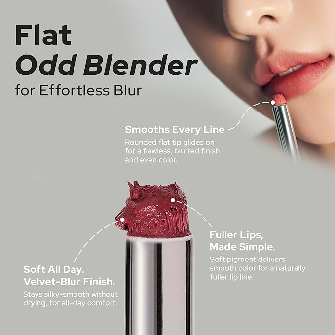Unseen Blur Lip Tint Long-Lasting Stain, Blendable 3.2g (321 Jayu, 0.11 Ounce (Pack of 1))