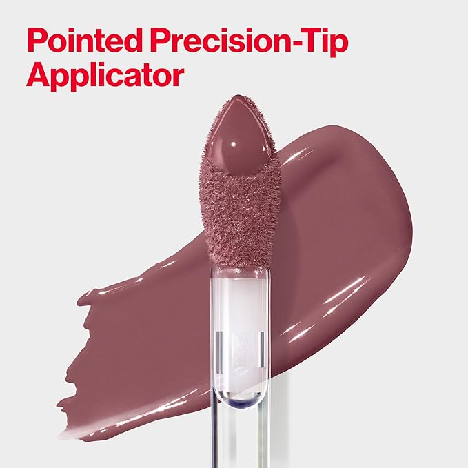 REVLON ColorStay Satin Ink Crown Jewels Liquid Lipstick, Longlasting & Waterproof Lipcolor, Moisturizing Creamy Formula Infused with Black Currant Seed Oil, 033 Queen of Quartz, 0.17 fl oz.