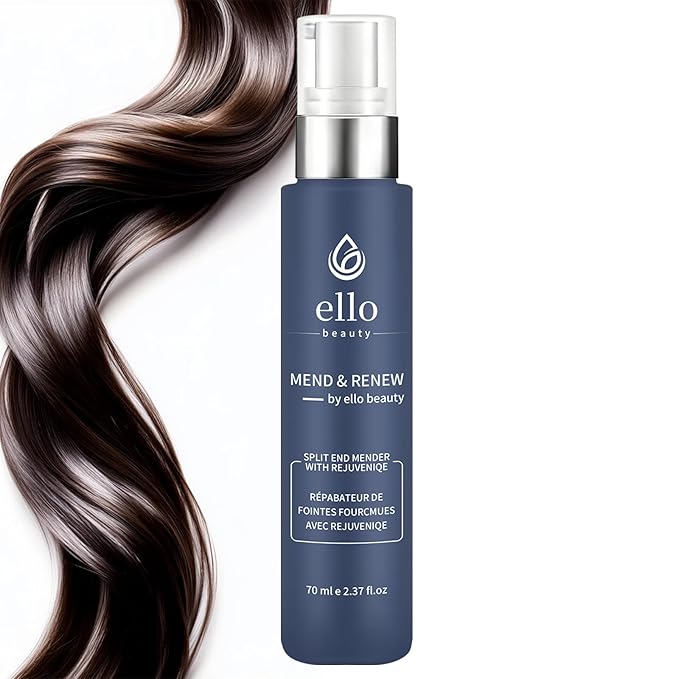 Ello Beauty Split End Repair Serum, Leave-In Split End Repair Serum, a lightweight serum that instantly repairs split ends for healthier-looking hair. 2.4 fl oz (1)