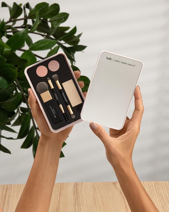 bdb Beauty Box - Magnetic Makeup Palette with Mirror, Eyeshadow, Lipstick, Blush Powder and Highlighter, Trend Setter