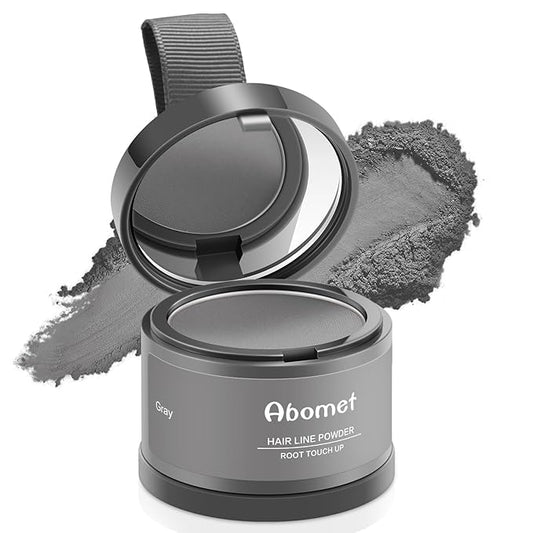 Root Touch Up Instantly Gray Hair Coverage Hairline Powder, Root Cover Up Conceal Hair Loss For Women Men,Hair Fibers For Thinning Hair (Gray)