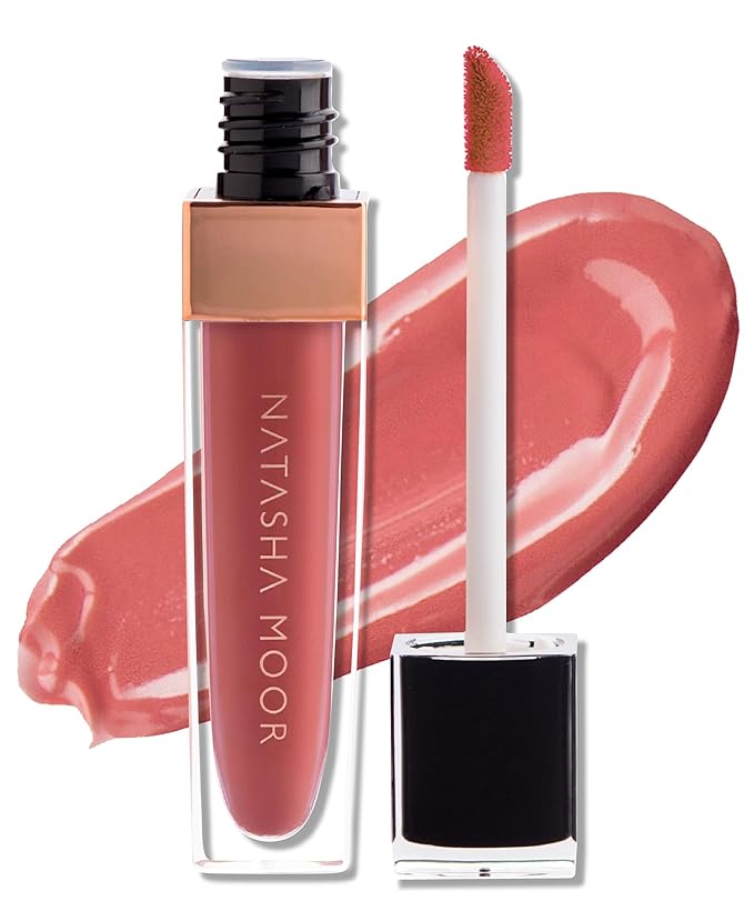 NATASHA MOOR: Molten Matte Liquid Lipstick - Long-Lasting, Hydrating, Matte Finish with Moisturizing Vitamin E - Waterproof, Kiss-Proof, Cruelty-Free - 12-Hour Stay Power - BULLETPROOF