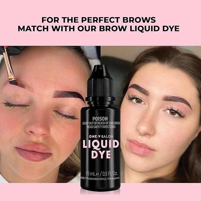 Brow Lamination & Lash Lift Professional Limited Edition Kit – ONE V SALON PRO – Up to 30 Applications – UK Made – Vegan & Cruelty-Free
