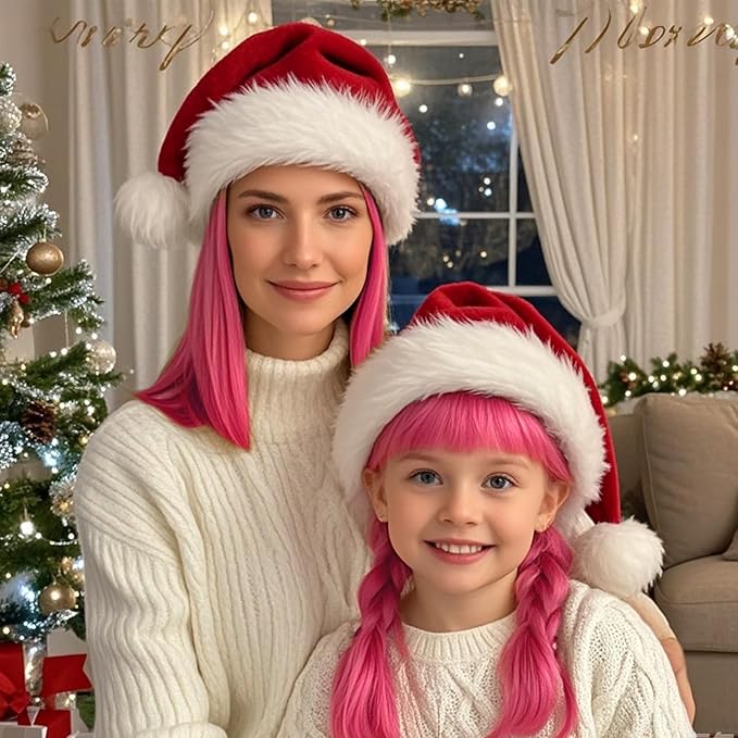 Temporary Hair Color Chalk for Kids, Pink Hair Dye, Hair Wax Color for girls age 4 5 6 7 8 9 10-12 Birthday Party Cosplay DIY Halloween Christmas