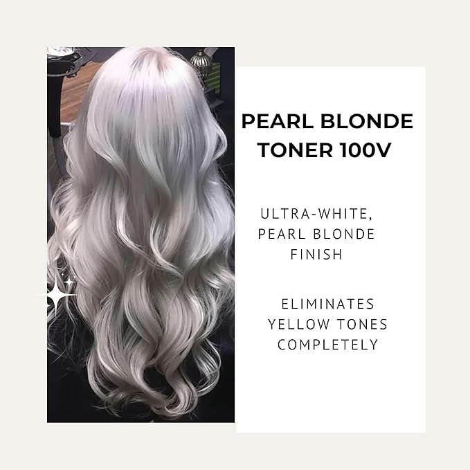 Professional Hair Color with Argan Oil Intense Pearl Blonde Toner 100.21. 3.5 oz tube (100 ml). Argan oil ensures exceptional hair quality and shine. Made in Europe.