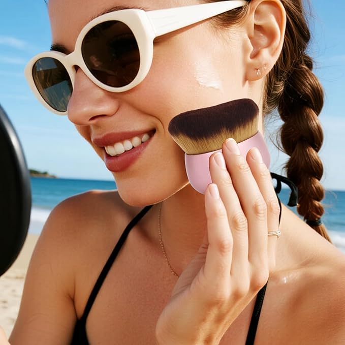 Extra Large Body Makeup Brush for Self Tanner, 75MM Professional Application Brush of Self Tanner Lotion and Bronzer, Large Size for Full Body Coverage