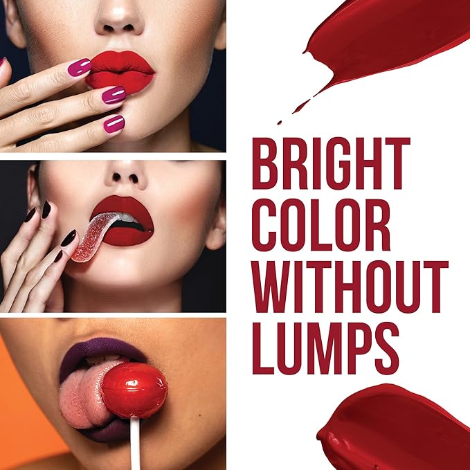 Sacha Cosmetics Intense Matte Lip Velvet Liquid Lipstick, Long-Lasting Velvet Matte Finish, 0.2 fl oz Show Some Attitude
