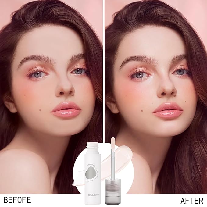 Cool Toned Liquid Concealer Highlighter Makeup, Cold Matte Cream for Face Eye Highlight, Lightweight & Long Lasting Cream Contour Illuminator Brightening Makeup, Portable Travel Size, 101
