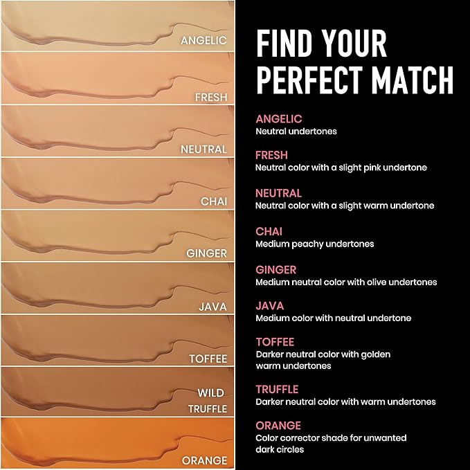 Frankie Rose Cosmetics Our Lil’ Secret Concealer - Full, Long Lasting Coverage for Dark Circles and Fine Lines - Easy to Blend - Soft, Smooth Complexion - Truffle