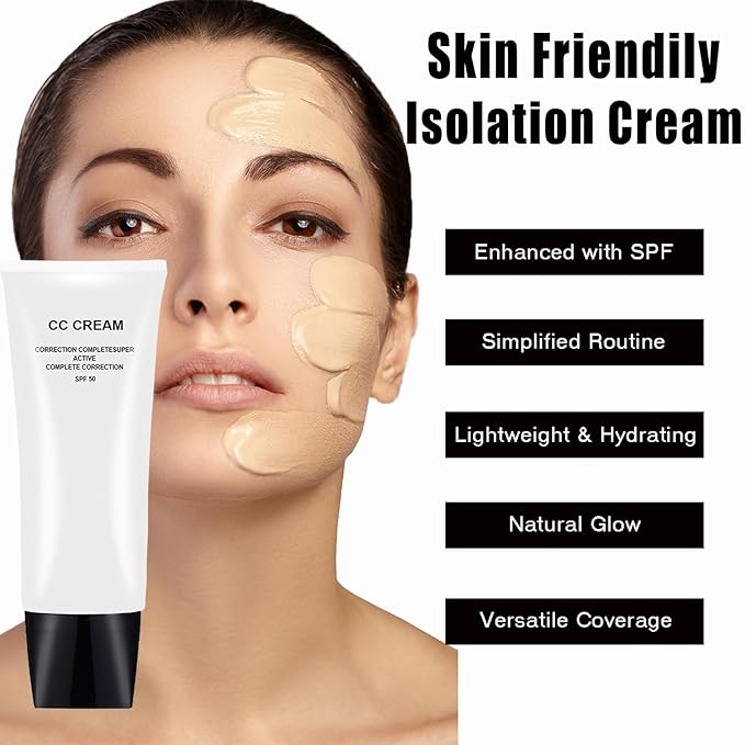 CC Cream Skin Tone Adjusting for Mature Skin, Complete Correction Super Active, Light, Moisturizer, SPF 50, 1.0 fl oz (Ivory, 30ml)