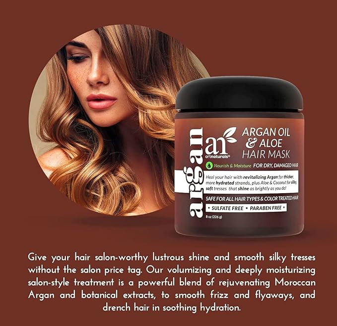 Artnaturals Argan Hair Mask, 8 Ounce
