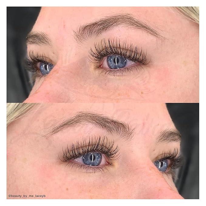 LASHVIEW Ellipse Eyelash Extensions 0.15mm D Curl 12mm Flat Eyelash Extension Eyelashes Lashes Extension Black False Lashes Flat Lash Extension Lashes Extensions Salon Use
