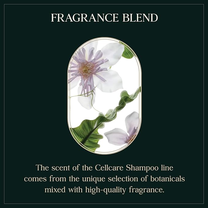 Deep Cleansing Botanic Cellcare Shampoo 500ml, 16.90 fl oz | Sulfate-Free, Paraben-Free and Color-Safe | pH Balancing