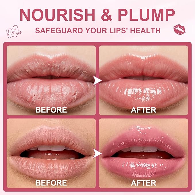 6Pcs Hydrating Lip Oil, Mini Lip Glaze Shiny Transparent Lip Glow Oil, Nourishing & Non-sticky Long Lasting Fresh Clear Smooth Lip Care Plumping Lip Oil (6PCS)