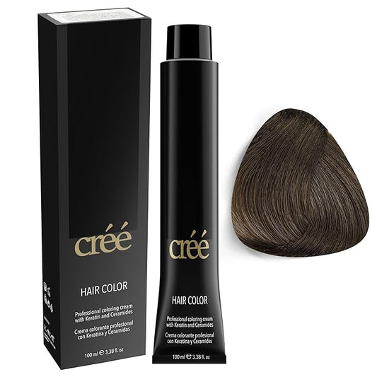 Cree Professional 6.01 - Intense Cold Dark Blond Permanent Hair Color - Long Lasting, Rich Vibrant - Gray Coverage 100ml - 3.4 fl.oz.