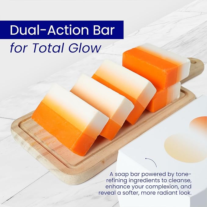 Glutathione Soap Bars – Holidays Deep Cleansing & Hydrating Soap for Smooth, Refreshed Skin – Gentle Exfoliating Formula for Face & Body – 5 x 150g Bars