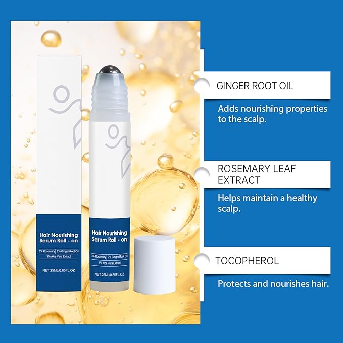 Rosemary Roll-On Hair Growth Serum With Redensyl & Anagain | for All Women's Hair Types, 25ml