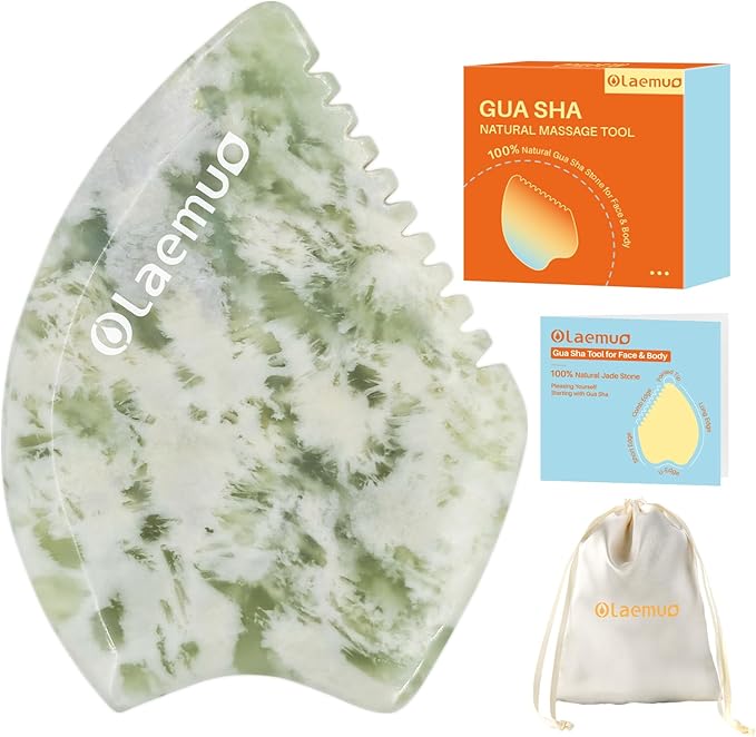 Gua Sha Facial Tools Body Massager,Lymphatic Drainage,Sculpting,Lifting,de-Puff Tool,Full Body Massage Tool for Face/Neck/Shoulder/Back/Leg,Beauty Tools Accessories