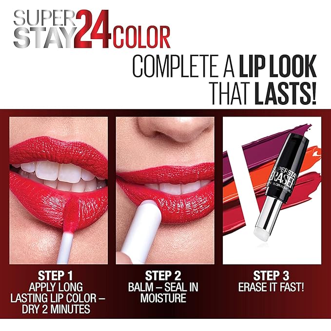 Maybelline Super Stay 24 2-step Long Lasting Liquid Lipstick and Lip Balm, 925 Brooklyn Sunset, 1 count