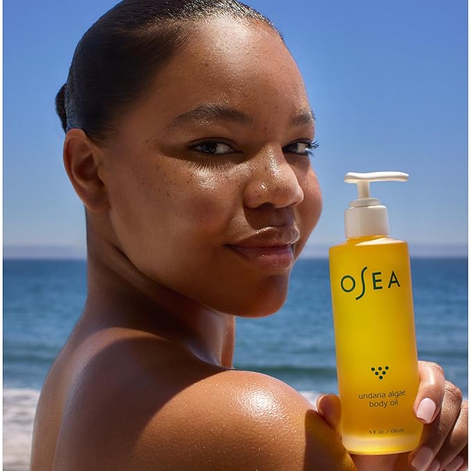 OSEA Undaria Algae Body Oil 5 oz – Visibly Firming, Deeply Moisturizing, Instantly Improve Elasticity, Clean Lightweight Non-Greasy Hydration, Vegan & Cruelty-Free Seaweed Skincare