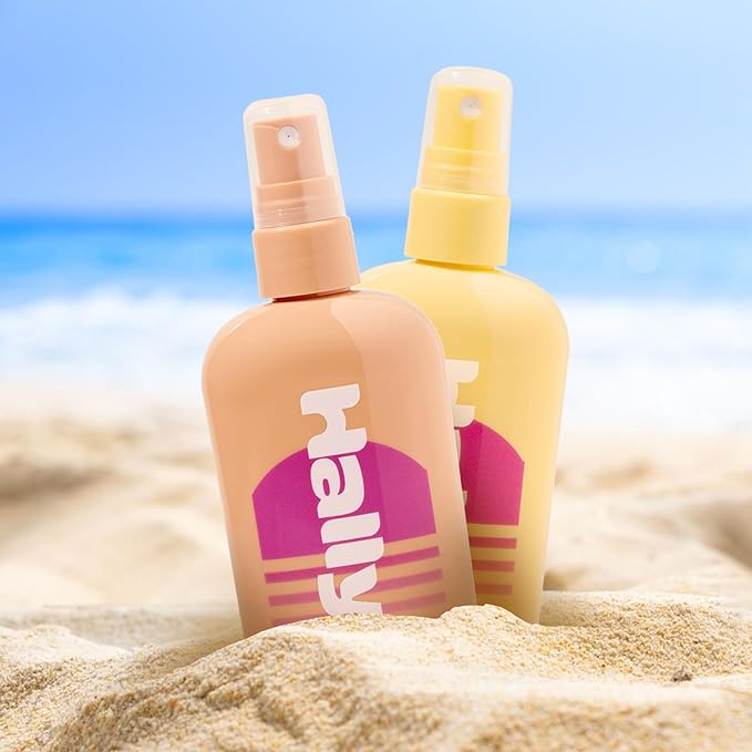 Hally Hair Lightener Spray, Lighten Up for Blondes - Gentle & Easy to Use Sun Hair Lightening Spray Lightens Hair Up to 2-3 Shades - Hair Brightening Spray for Healthy, Vibrant & Sun-Kissed Look