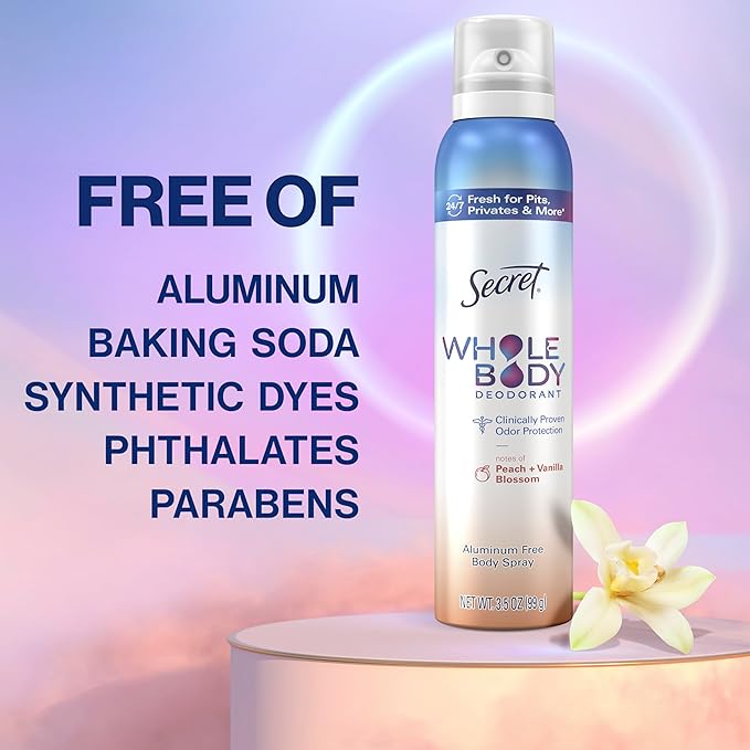 PENDING Sec Body Spray Peach&Vanilla 12/3.5oz