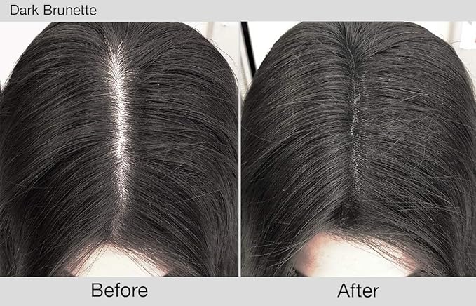 Joan Rivers Great Hair Day Root Touch Up Powder Duo - Fill-in Powder for Thicker, Fuller Looking Hair (Dark Brunette)